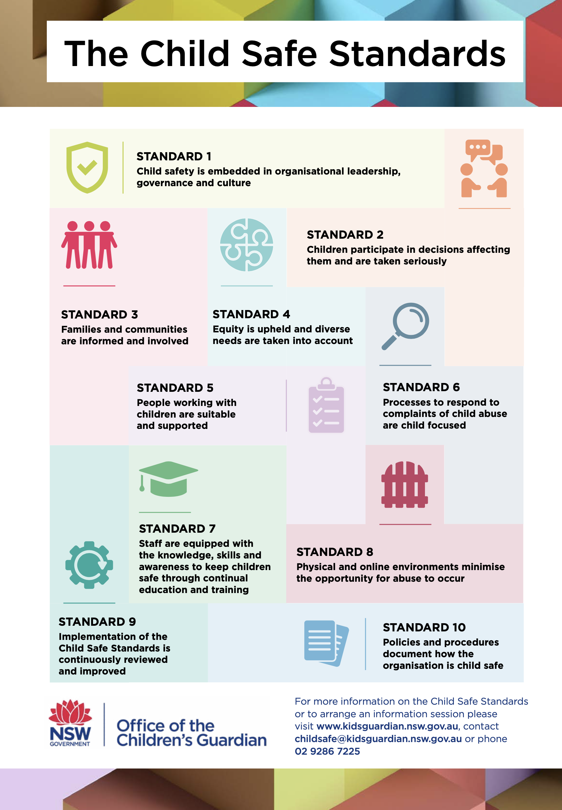 Child Safe Standards Brochure Office for Safeguarding